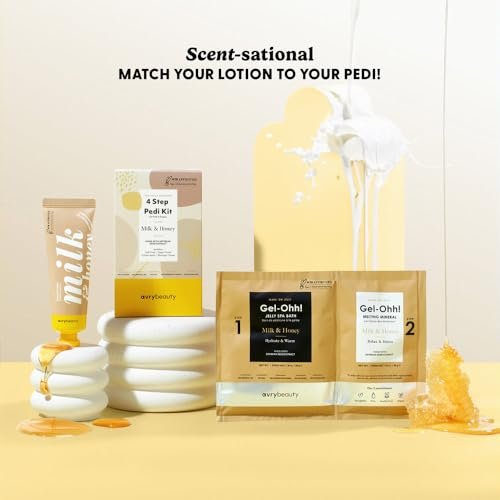 AVRYBEAUTY Milk & Honey Shea Butter Lotion - 6 Pack, 1.5 oz Each, Moisturizing Hand & Body Lotion, Vegan, Natural Scent, Relaxation Avelisse
