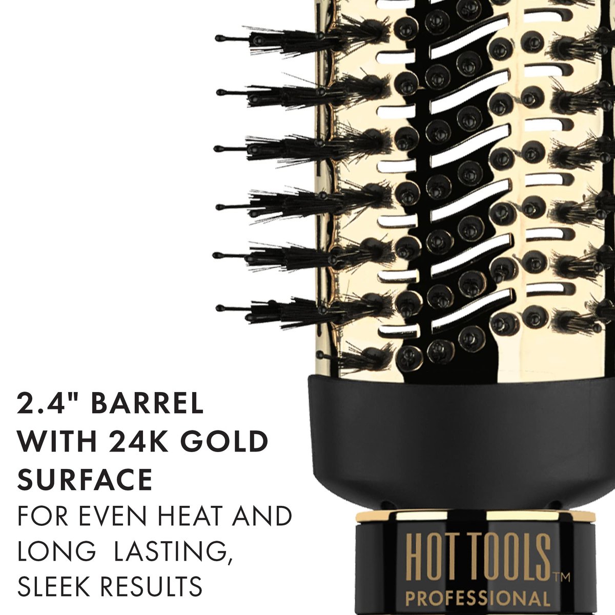 Hot Tools Pro Artist 24K Gold One-Step Small Detachable Blowout & Volumizer – Salon-Quality Blowouts at Home Avelisse