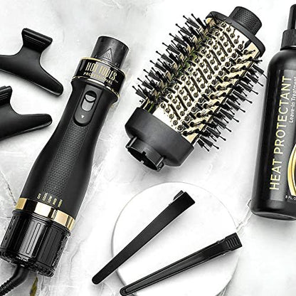 Hot Tools Pro Artist 24K Gold One-Step Small Detachable Blowout & Volumizer – Salon-Quality Blowouts at Home Avelisse