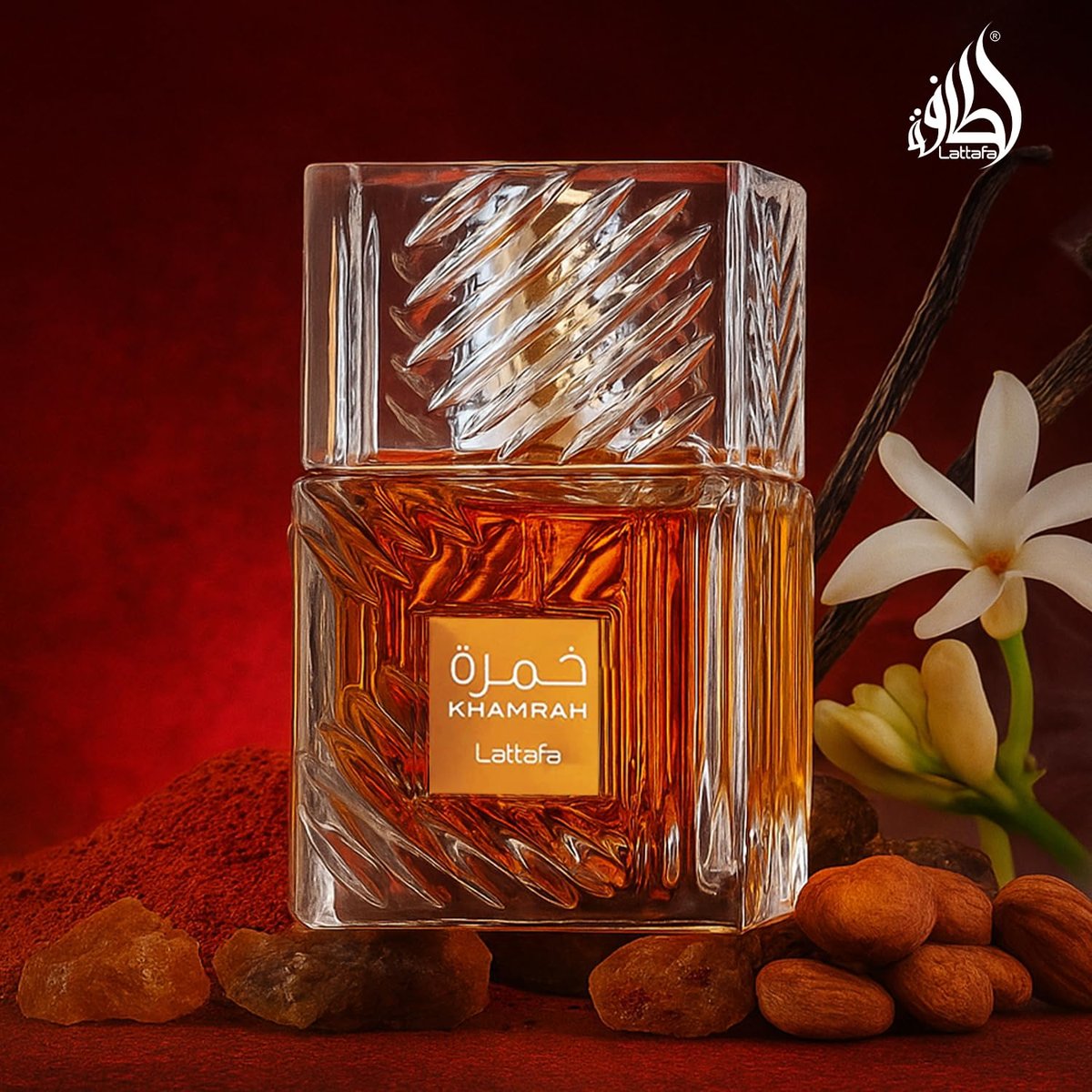 Lattafa Khamrah Eau de Parfum – Vanilla, Warm Spicy, Amber, Cinnamon | Long-Lasting Unisex Fragrance, 3.4 oz (100 ml) - görsel 6
