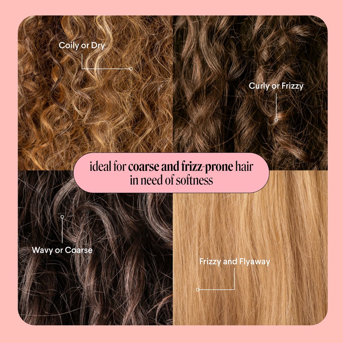 MONDAY HAIRCARE Smooth Shampoo + Conditioner Set for Frizzy, Coarse & Curly Hair | 12 oz Each | Coconut Oil, Shea Butter & Vitamin E | 100% Recyclable Bottles - görsel 13