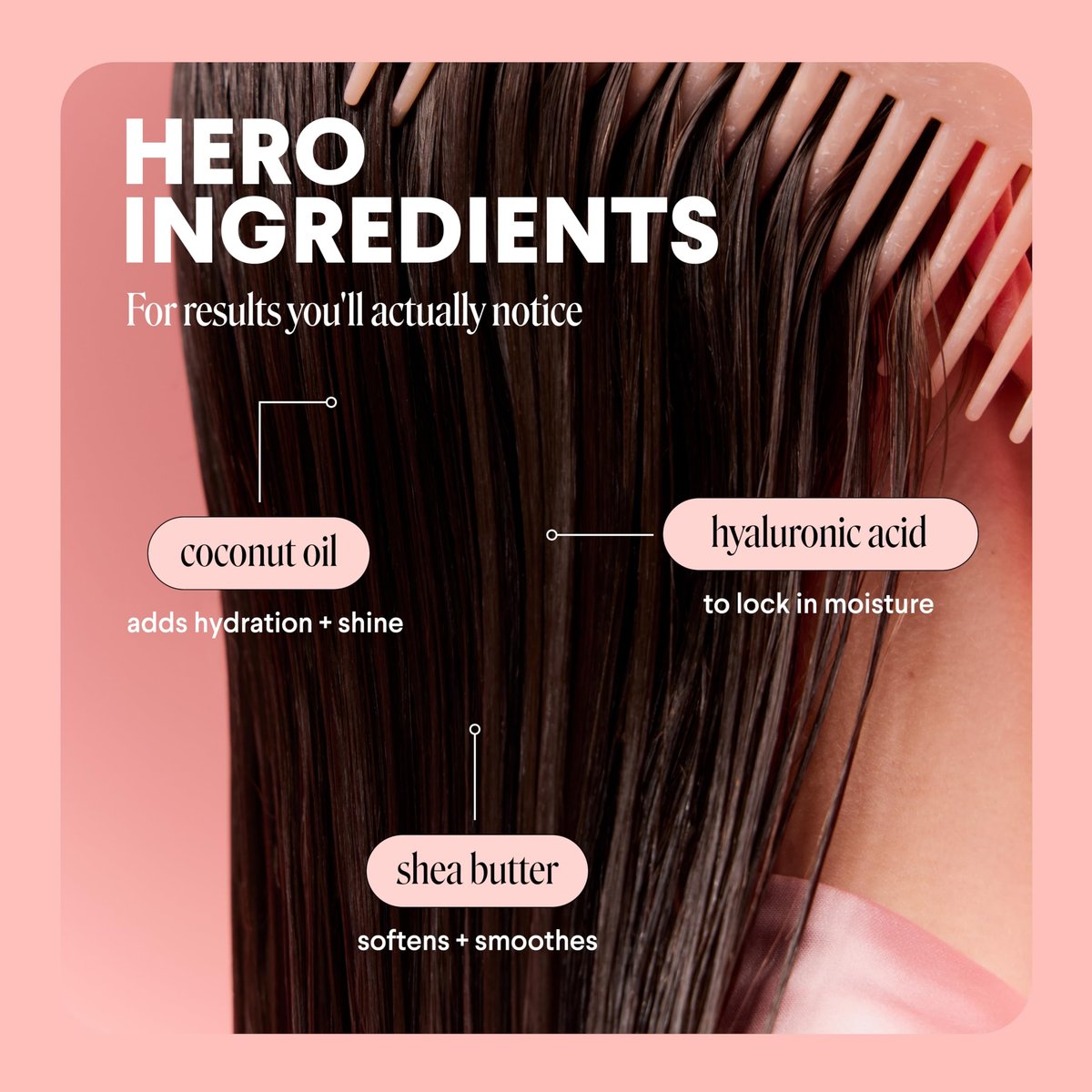 MONDAY HAIRCARE Moisture Shampoo & Conditioner Set for Dry, Frizzy Hair – Coconut Oil, Rice Protein, Shea Butter & Vitamin E – 12 fl oz Each (Pack of 2) Avelisse