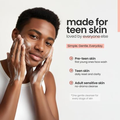 Natural Outcome Teen Skin Ultra Gentle Kids Face Wash – 5 oz Avelisse