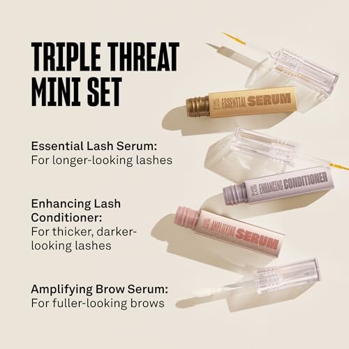 Babe Original Triple Threat Mini Set: Lash & Brow Serums - 3 Pack Avelisse