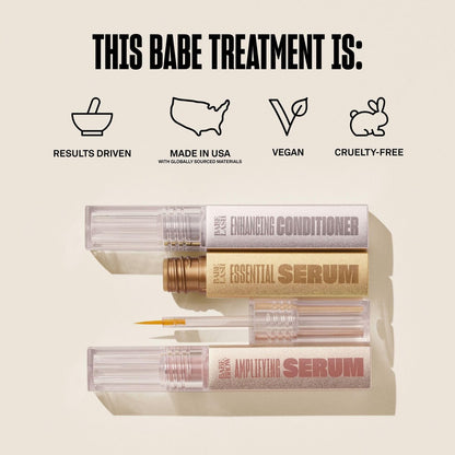 Babe Original Triple Threat Mini Set: Lash & Brow Serums - 3 Pack Avelisse