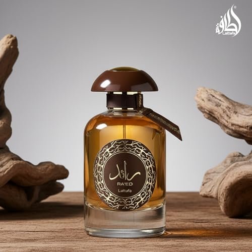 Lattafa Perfumes Ra'ed Oud Unisex Eau de Parfum Spray, 3.4 oz – Rich Oud Fragrance - görsel 14