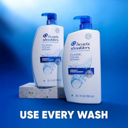 Head & Shoulders Classic Clean Anti-Dandruff Shampoo, 28.2 Fl Oz Avelisse