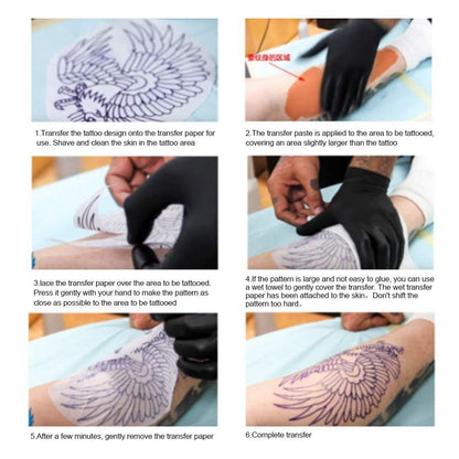 OTBK Professional Tattoo Transfer Cream - Skin-Safe Template Transfer Gel for Tattoo Artists and Body Art - Easy-to-Apply Primer for Temporary Tattoos and Professional Tattoo Supplies