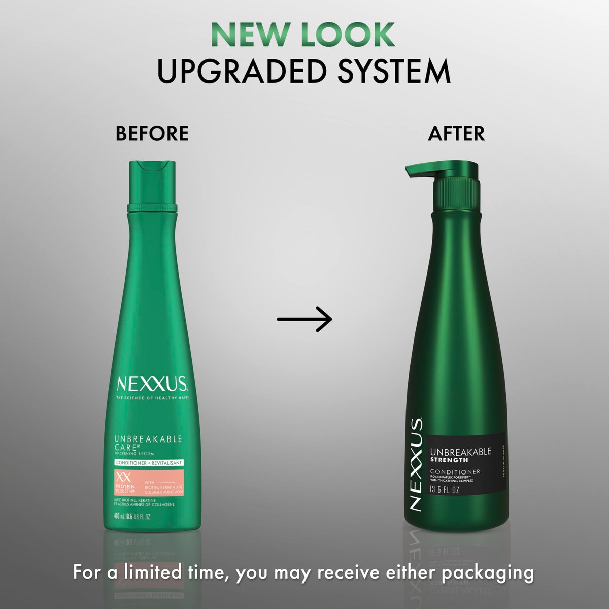 Nexxus Unbreakable Anti Breakage Conditioner for Fine and Thin Hair - Strengthening with DURAPLEX FORTIFIER Technology and Thickening Complex, 13.5 Fl Oz - görsel 5