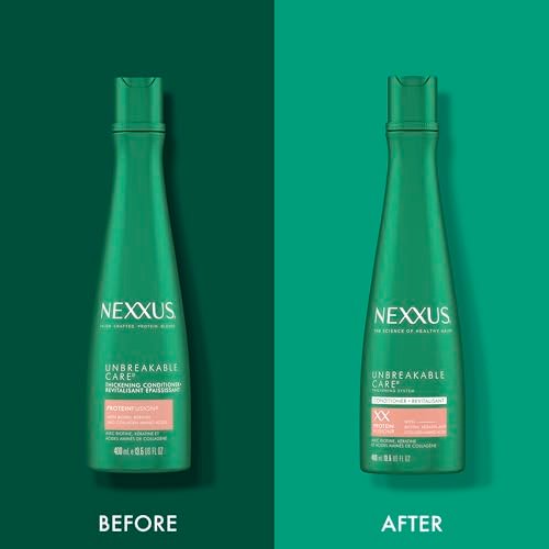 Nexxus Unbreakable Anti Breakage Conditioner for Fine and Thin Hair - Strengthening with DURAPLEX FORTIFIER Technology and Thickening Complex, 13.5 Fl Oz - görsel 12