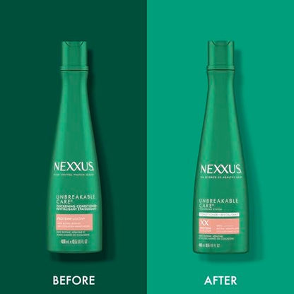 Nexxus Unbreakable Anti Breakage Conditioner for Fine and Thin Hair - Strengthening with DURAPLEX FORTIFIER Technology and Thickening Complex, 13.5 Fl Oz