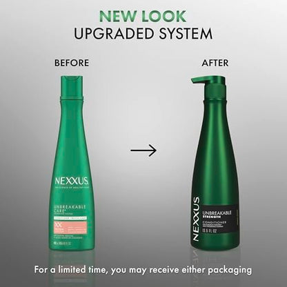 Nexxus Unbreakable Anti Breakage Conditioner for Fine and Thin Hair - Strengthening with DURAPLEX FORTIFIER Technology and Thickening Complex, 13.5 Fl Oz