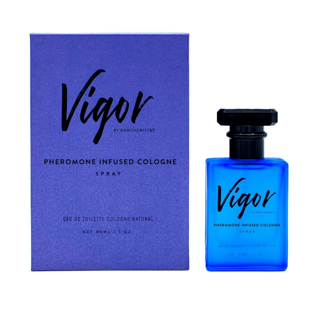 RawChemistry Vigor Pheromone Infused Cologne for Men – 1 oz | Attract & Boost Confidence Avelisse