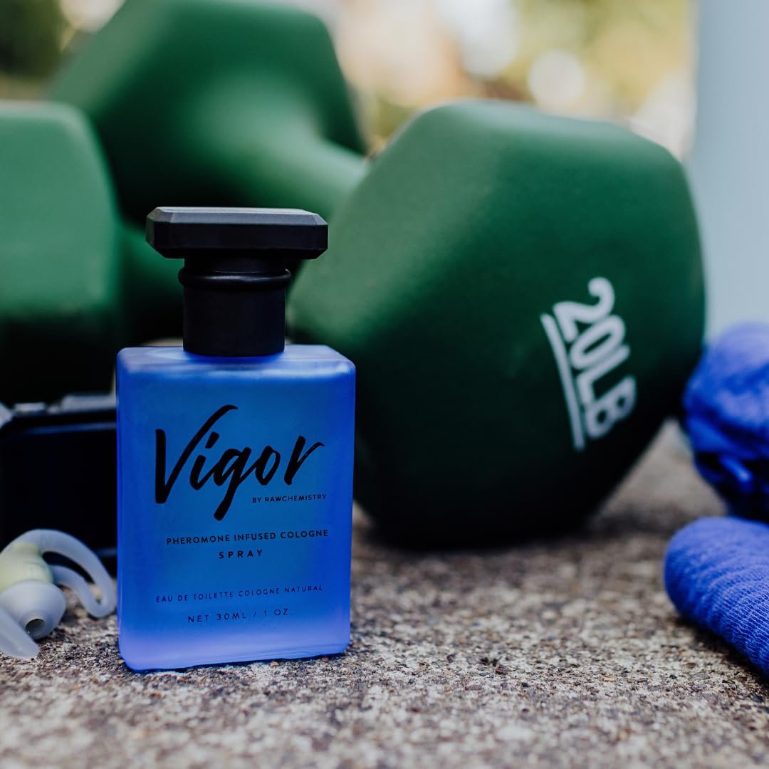RawChemistry Vigor Pheromone Infused Cologne for Men – 1 oz | Attract & Boost Confidence Avelisse