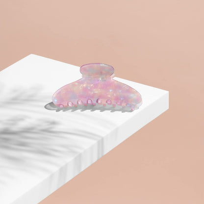 The Hair Edit Unicorn Clip - Large Opalescent Marble Claw Clip for Thick Hair Avelisse