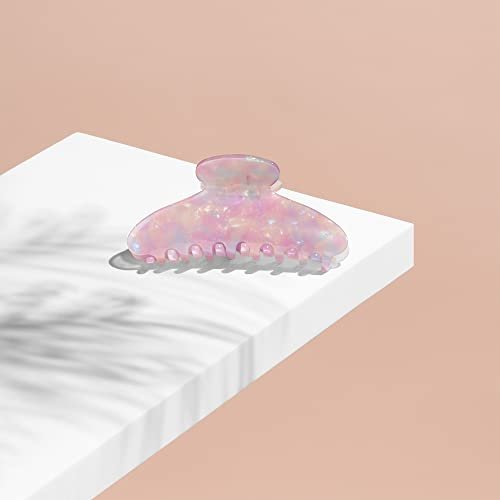 The Hair Edit Unicorn Clip - Large Opalescent Marble Claw Clip for Thick Hair Avelisse
