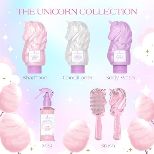 Glimmer Wish Unicorn Hair Detangler Brush for Kids – Gentle Soft Bristles for Tangle-Free Locks – Anti-Frizz & Anti-Static Hairbrush for Wet or Dry Use - görsel 12