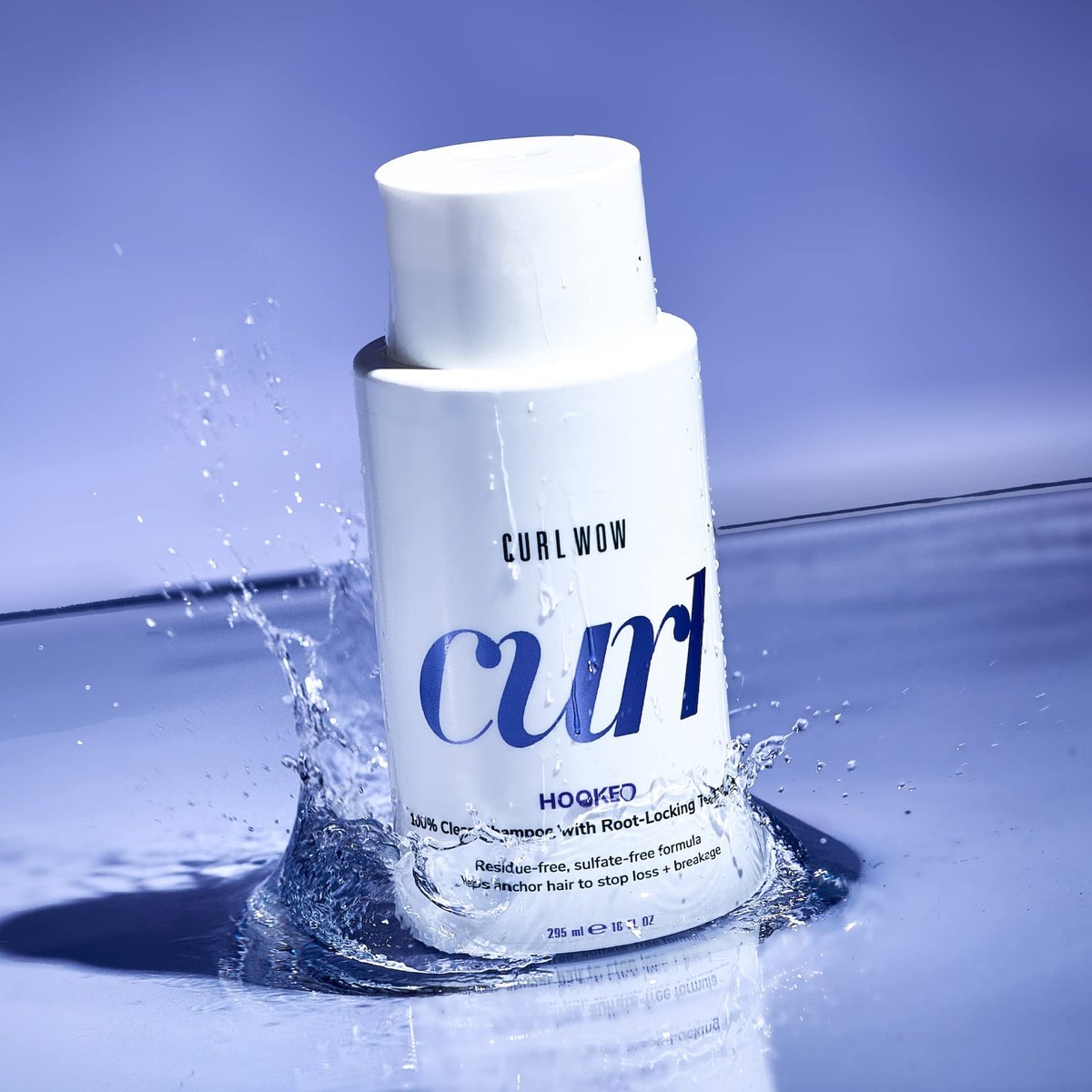 COLOR WOW Curl Wow Hooked 100% Clean Shampoo – Sulfate-Free with Root-Locking Technology for Curly Hair, Reduces Shedding, 10 Fl Oz Avelisse