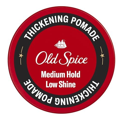 Old Spice Men's Hair Thickening Pomade - Medium Hold, Low Shine, 2.22 oz - görsel 2