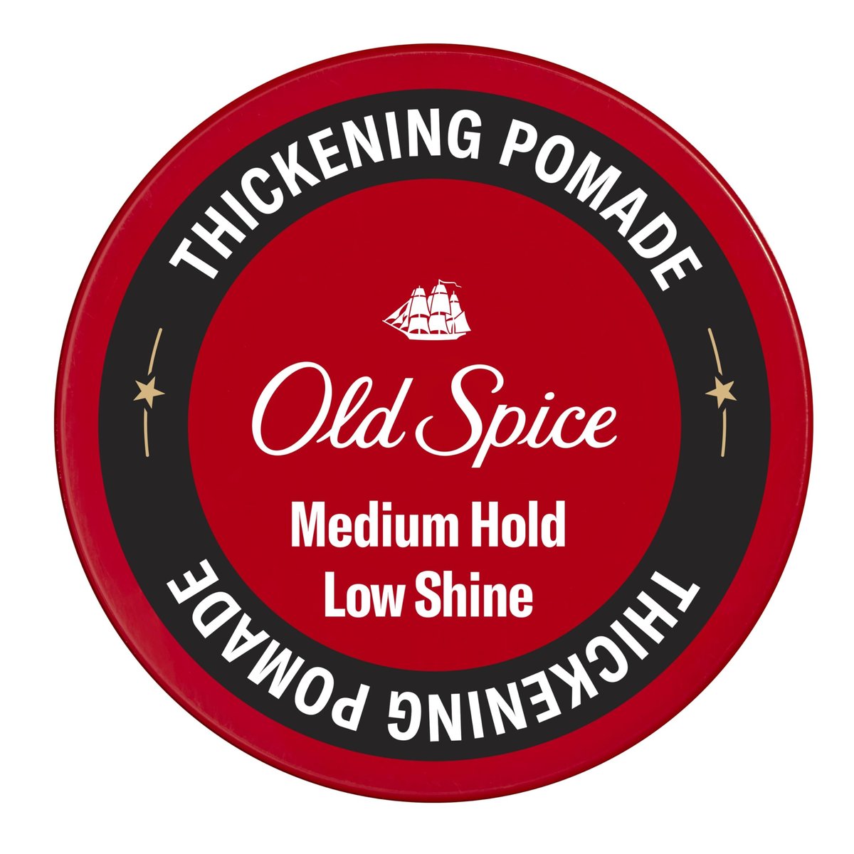 Old Spice Men's Hair Thickening Pomade - Medium Hold, Low Shine, 2.22 oz - görsel 1