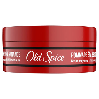 Old Spice Men's Hair Thickening Pomade - Medium Hold, Low Shine, 2.22 oz