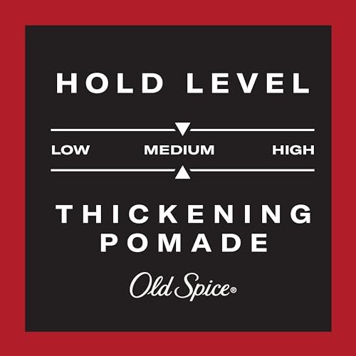 Old Spice Men's Hair Thickening Pomade - Medium Hold, Low Shine, 2.22 oz - görsel 8
