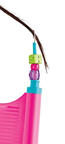 Cra-Z-Art Shimmer 'n Sparkle Braid Bead and Twist Deluxe Hair Designer - Multi-Color Hair Styling Kit for Creative Kids Avelisse