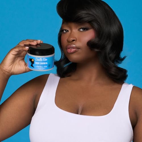 Camille Rose Black Castor Oil + Chebe Deep Conditioner for Dry, Damaged Hair – Strengthen & Replenish Moisture, Revitalize Textured, Curly Hair, 8 Oz Avelisse