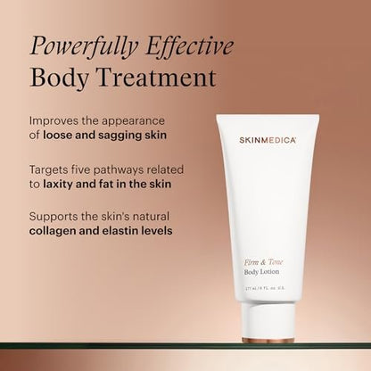 SkinMedica Firm & Tone Lotion for Body - Anti-Aging Body Moisturizer for Firm, Youthful & Toned Skin, 6 Fl Oz Avelisse