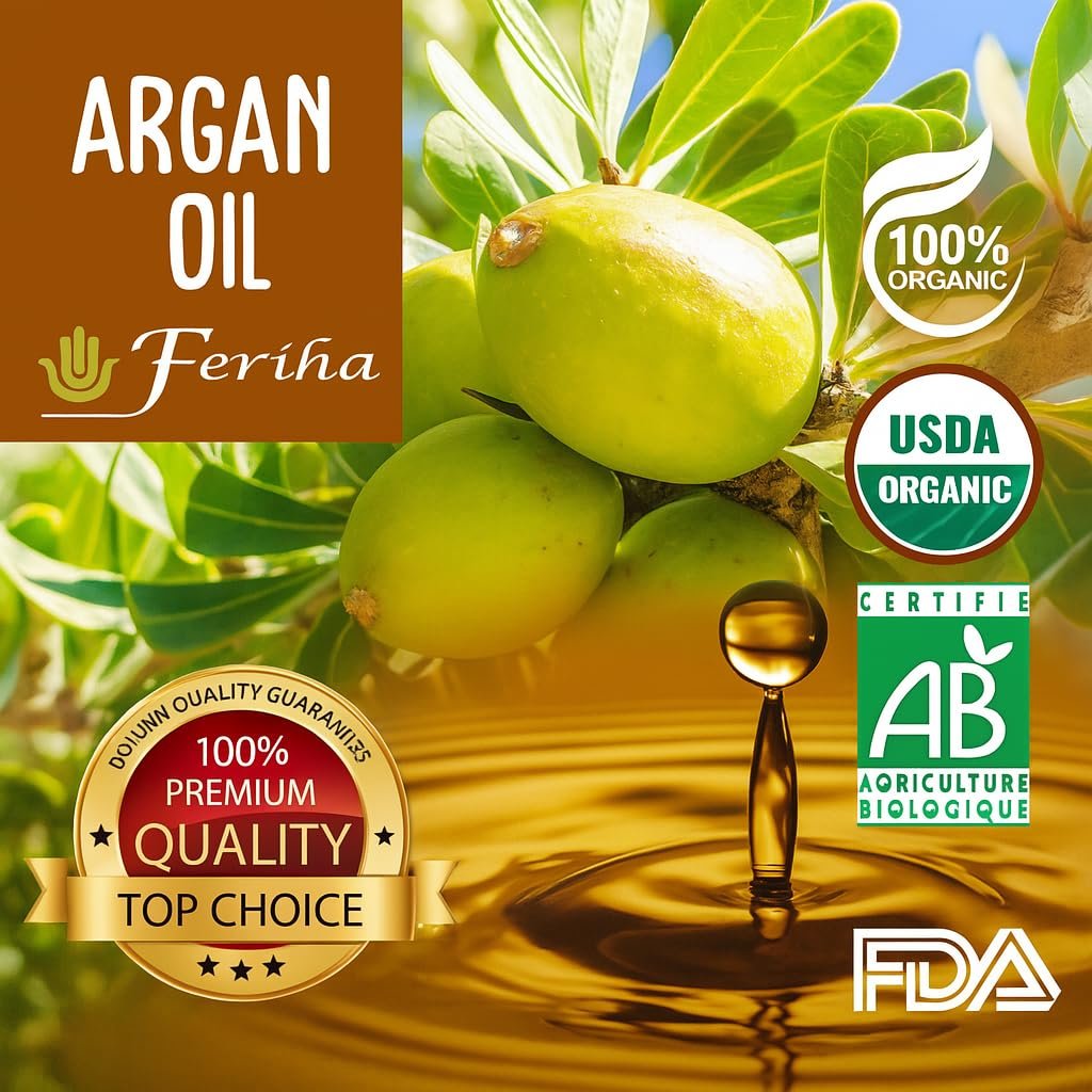 FERIHA Moroccan Black Soap (Beldi) with Organic Argan Oil – Authentic Hammam Body Cleanser – Traditional Olive Paste Formula for Deep Exfoliation Prep – Made in Morocco – 7 oz Avelisse