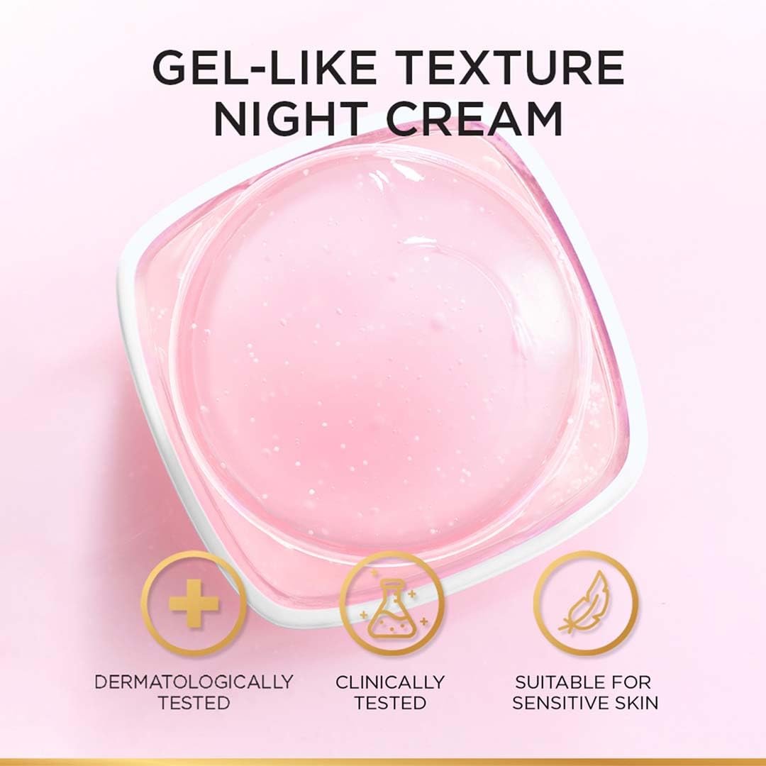 L'Oreal Paris Glycolic Bright Glowing Night Cream, 15ml – Overnight Brightening Cream with Glycolic Acid to Minimize Spots & Reveal Glowing Skin - görsel 9