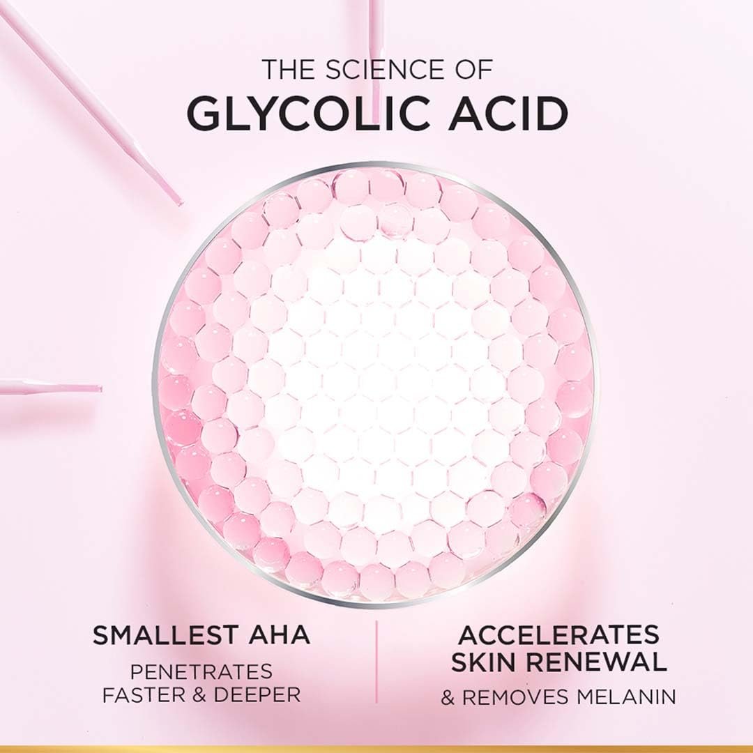 L'Oreal Paris Glycolic Bright Glowing Night Cream, 15ml – Overnight Brightening Cream with Glycolic Acid to Minimize Spots & Reveal Glowing Skin - görsel 7