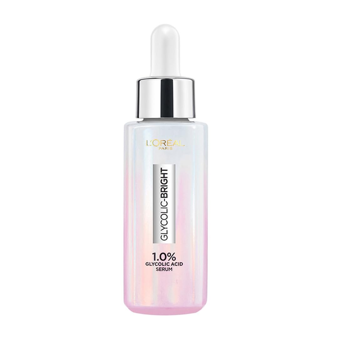 L'Oreal Paris Brightening Serum with 1% Glycolic Acid & 2% Niacinamide – Visibly Minimize Dark Spots, Reveal Even Skin Tone – 0.52 fl oz - görsel 1