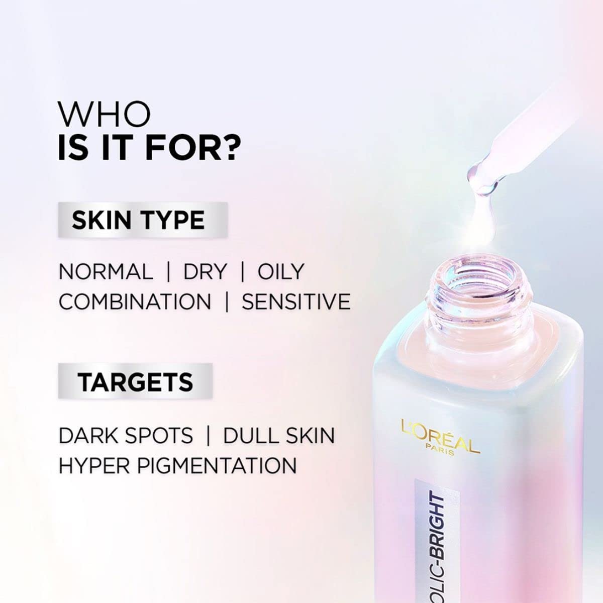 L'Oreal Paris Glycolic Bright Daily Foaming Facial Cleanser, 50ml - Glowing Face Wash for Dull Skin - görsel 9