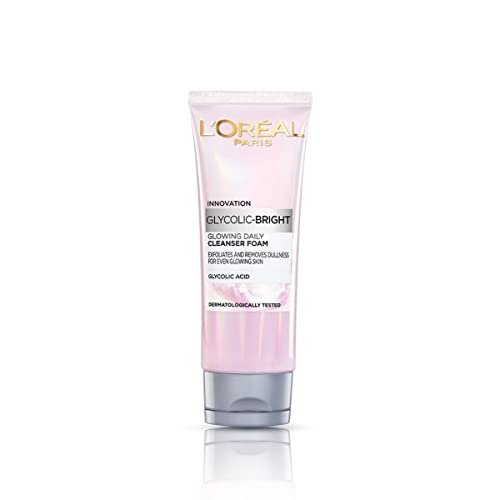 L'Oreal Paris Glycolic Bright Daily Foaming Facial Cleanser, 50ml - Glowing Face Wash for Dull Skin - görsel 2