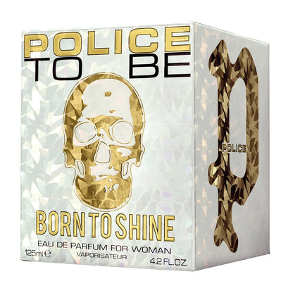 Police Born To Shine Eau de Parfum - 4.2 oz Long Lasting Amber Vanilla Fragrance for Women