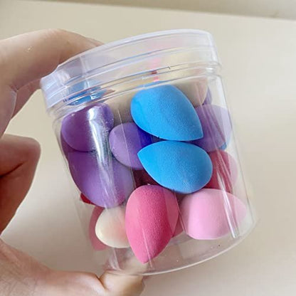 30-Piece Mini Makeup Sponge Blender Set - Precision Beauty Sponges for Foundation, Concealer, Eyeshadow & Contouring