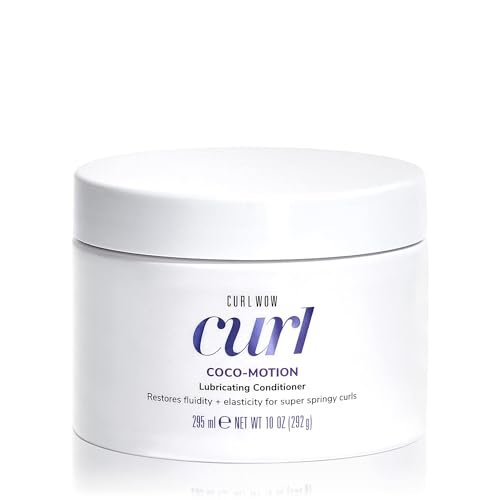COLOR WOW Curl Wow Coco-motion Lubricating Conditioner – Weightless Moisture for Silky, Bouncy Curls (10 Fl Oz) - görsel 1
