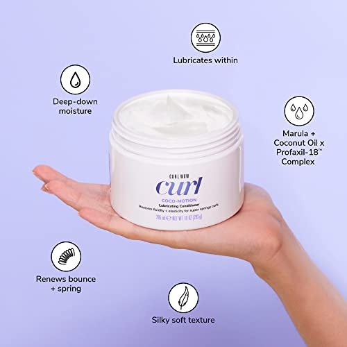 COLOR WOW Curl Wow Coco-motion Lubricating Conditioner – Weightless Moisture for Silky, Bouncy Curls (10 Fl Oz) - görsel 5