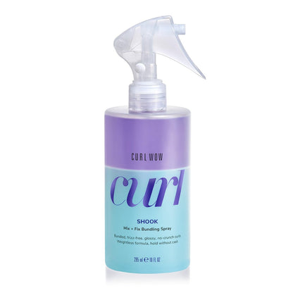COLOR WOW Curl Wow Shook Mix + Fix Bundling Spray – Shake-to-Activate Curl Defining Spray for Glossy, Frizz-Free Curls, 10 Fl Oz Avelisse