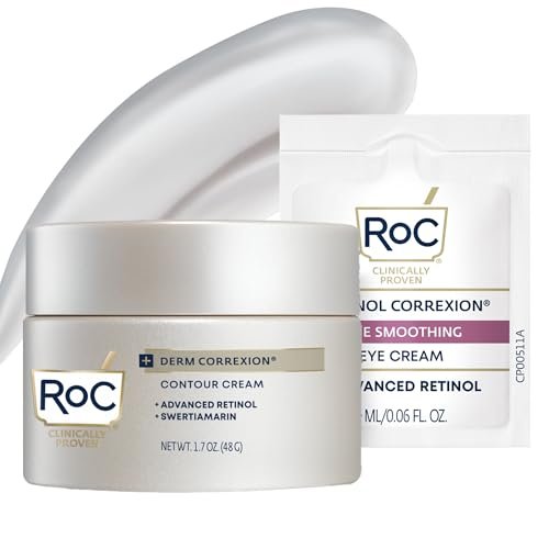 RoC Derm Correxion Neck Cream with Hyaluronic Acid + Advanced Retinol - Visibly Tighten & Lift Horizontal Neck Lines, 1.7 oz Avelisse