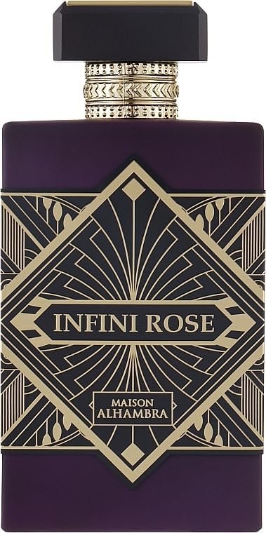 Infini Rose by Maison Alhambra Eau de Parfum for Unisex, 3.4 oz (100 ml) Spray Avelisse