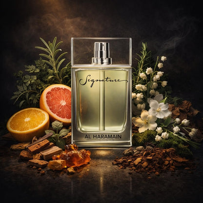 Al Haramain Signature Rose Gold Eau de Parfum for Women - 3.4 oz - Enchanting Floral Oriental Fragrance with Bergamot, Jasmine, Amber