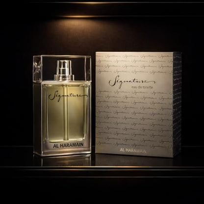 Al Haramain Signature Rose Gold Eau de Parfum for Women - 3.4 oz - Enchanting Floral Oriental Fragrance with Bergamot, Jasmine, Amber