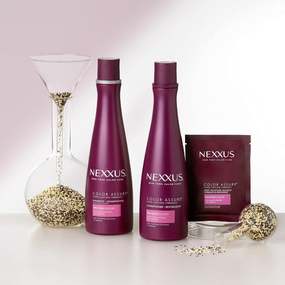 Nexxus Color Assure Shampoo and Conditioner for Color-Treated Hair - Enhances Color for Up to 40 Washes, 13.5 oz, 2 Pack Avelisse