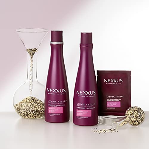 Nexxus Color Assure Shampoo and Conditioner for Color-Treated Hair - Enhances Color for Up to 40 Washes, 13.5 oz, 2 Pack Avelisse
