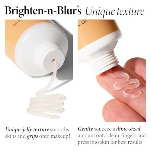 LAURA GELLER NEW YORK Spackle Primer - Brighten-n-Blur - Super-Size 2 Fl Oz - Mattifying Makeup Primer for Mature Skin Avelisse