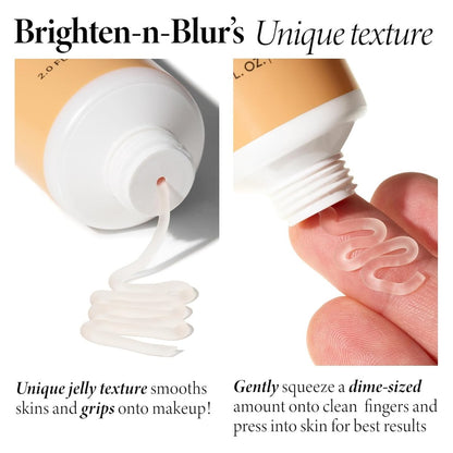 LAURA GELLER NEW YORK Spackle Primer - Brighten-n-Blur - Super-Size 2 Fl Oz - Mattifying Makeup Primer for Mature Skin Avelisse