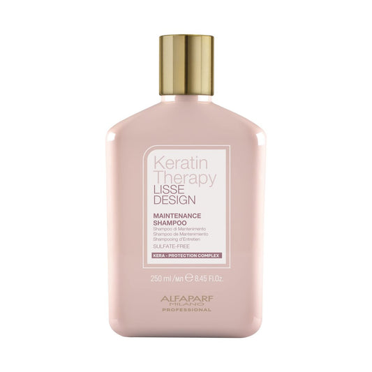 ALFAPARF MILANO Lisse Design Keratin Shampoo for Damaged Hair – Anti-Frizz, Smoothing & Hydrating with Collagen (8.45 oz) Avelisse