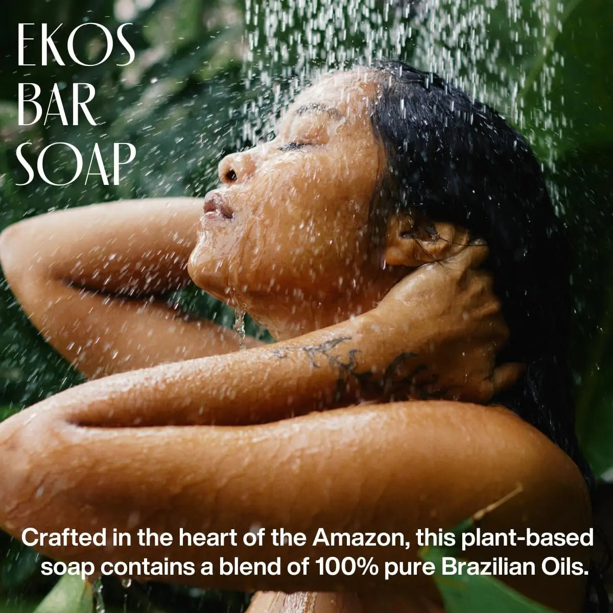 Natura Bar Soap Set - Moisturizing & Nourishing Vegan Amazonian Ingredients for Soft, Smooth Skin - Ucuuba, Brazil Nut, Andiroba, Passion Fruit - 4-Pack 3.5oz (100g) Avelisse